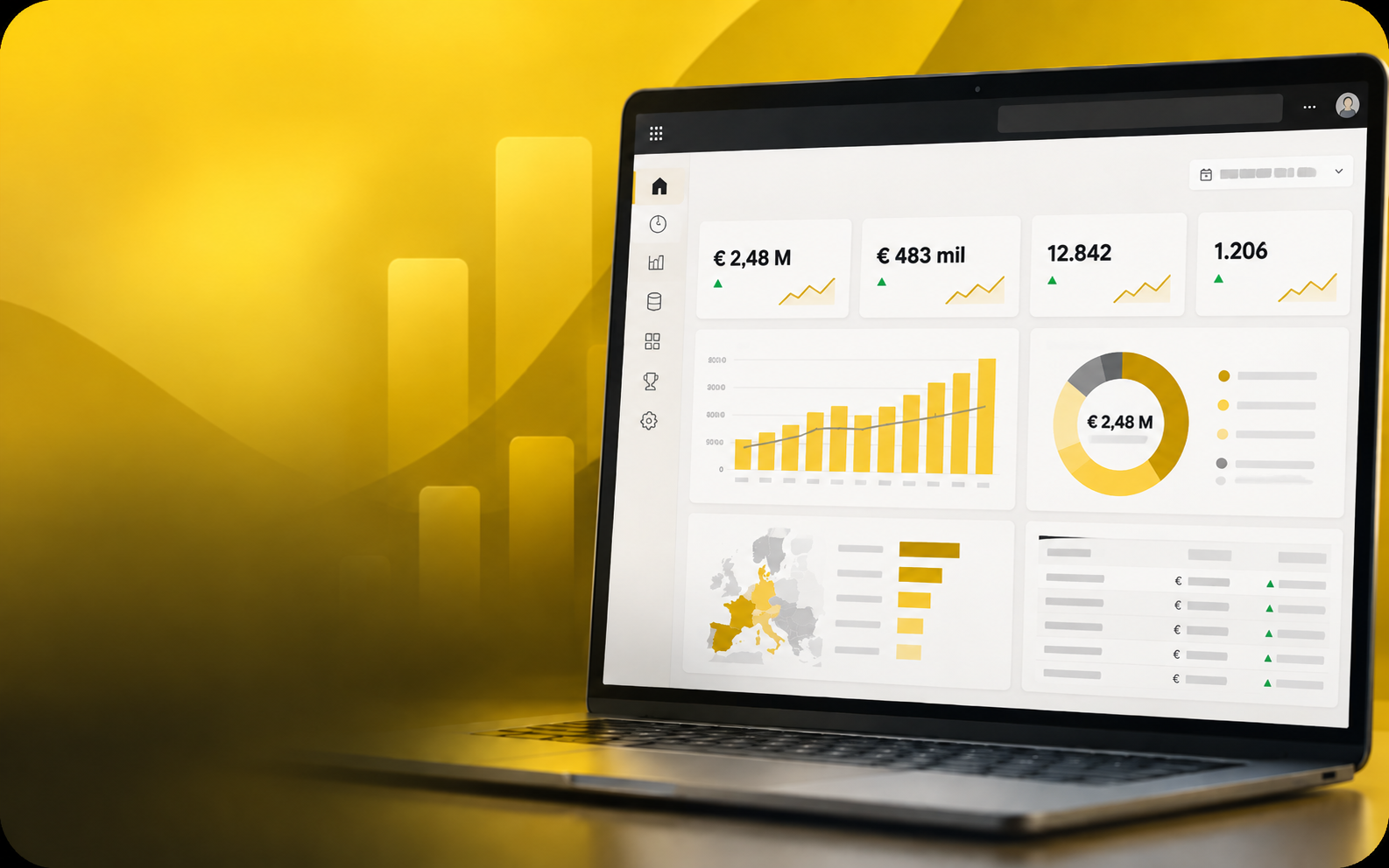 Panel de analítica y visualización de datos en Power BI